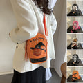 Halloween Graffiti Phone Bag – Orange
