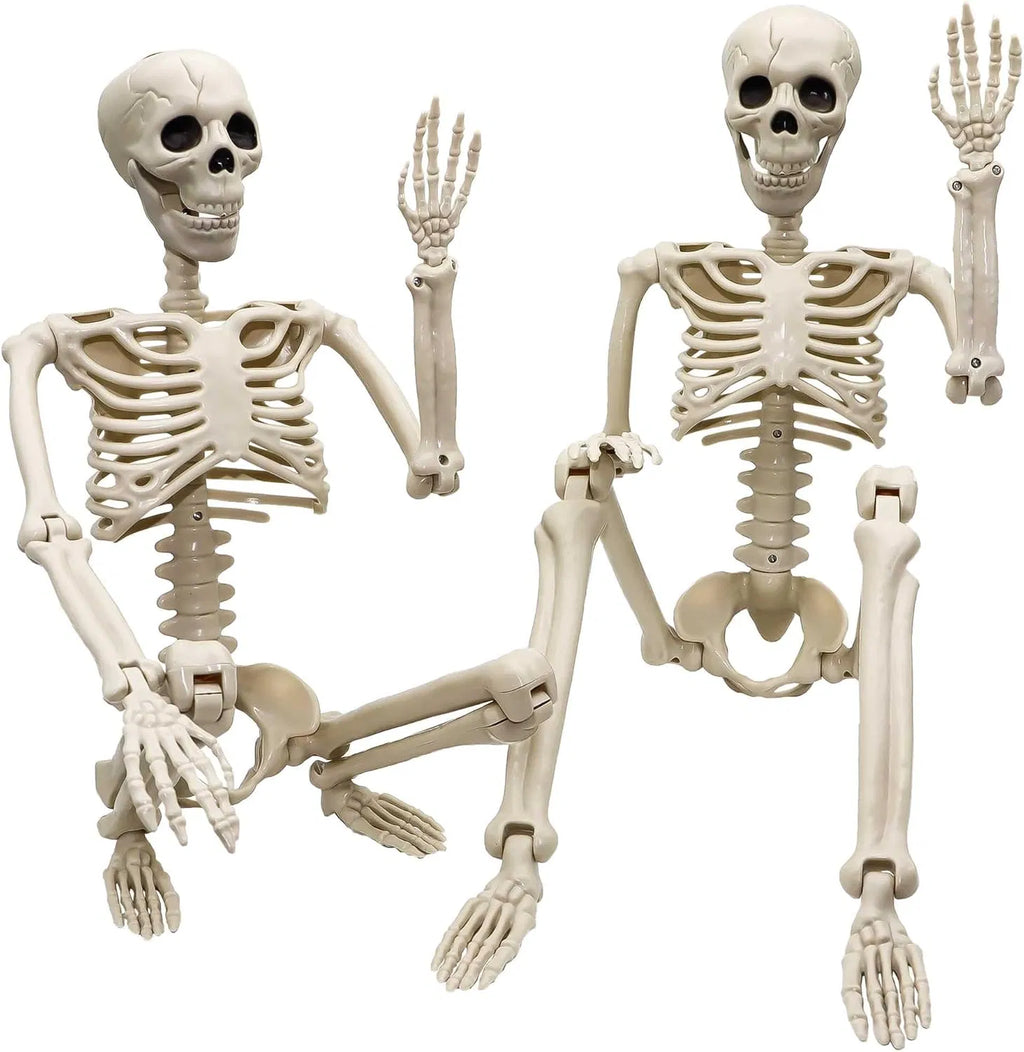 Poseable Skeleton Props, 90cm — 2 Pack