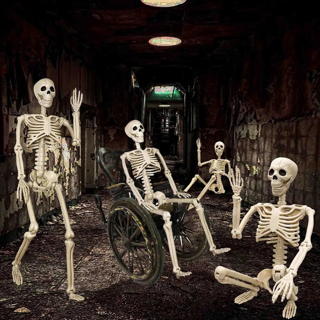 Poseable Skeleton Props, 90cm — 2 Pack