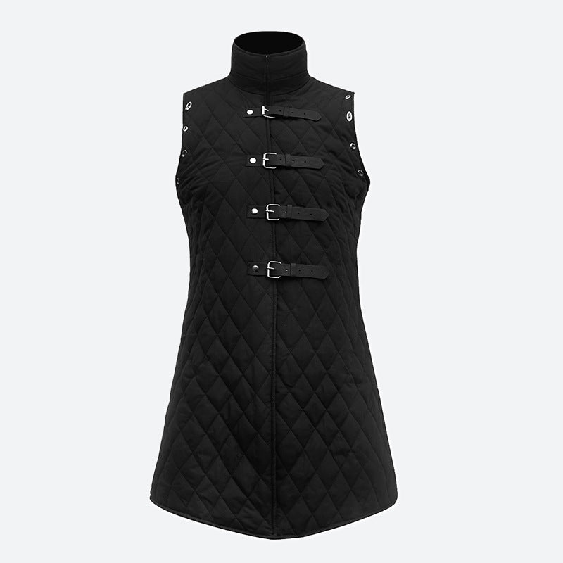 Men's Pirate Stand Collar Jacket – Belt Buckle Costume